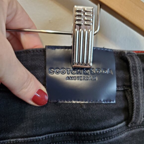 Scotch & Soda Black Straight Leg Jeans - Picture 7 of 13